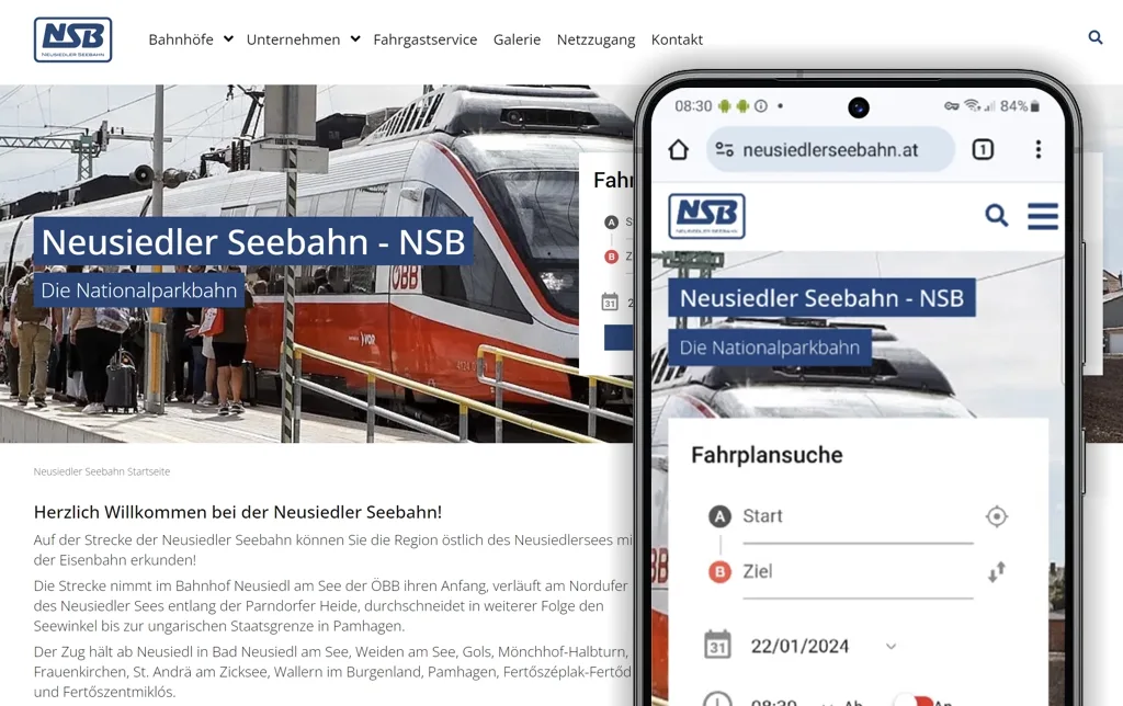 Accessibility for Neusiedler Seebahn
