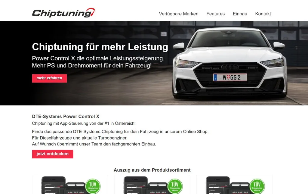 View of the existing project: GG2: a landing page for performance tuning