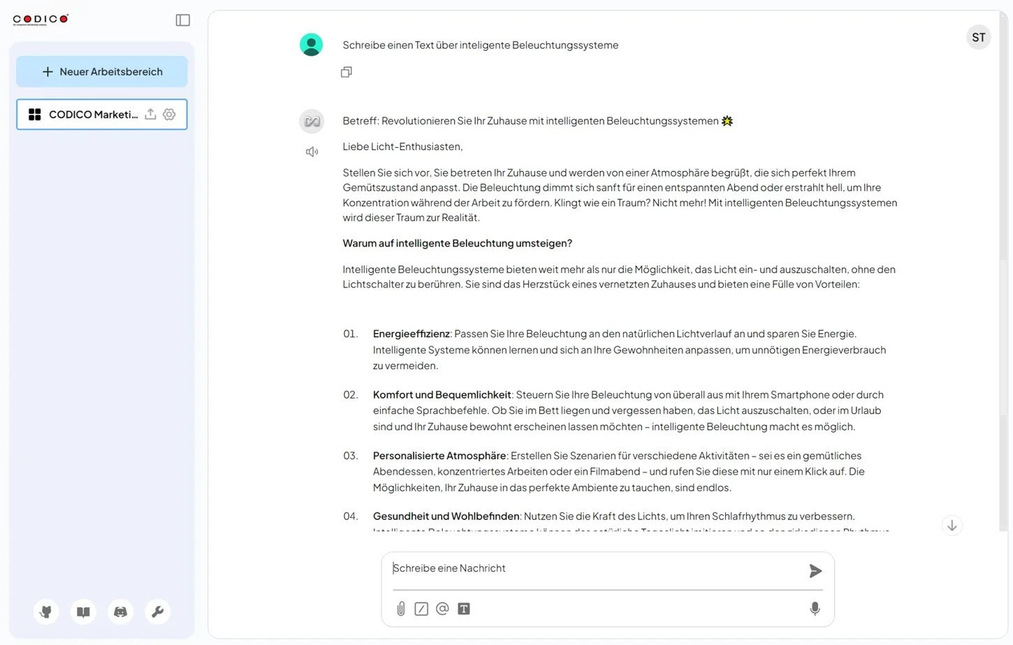 Illustrative image: AI support for technical marketing content